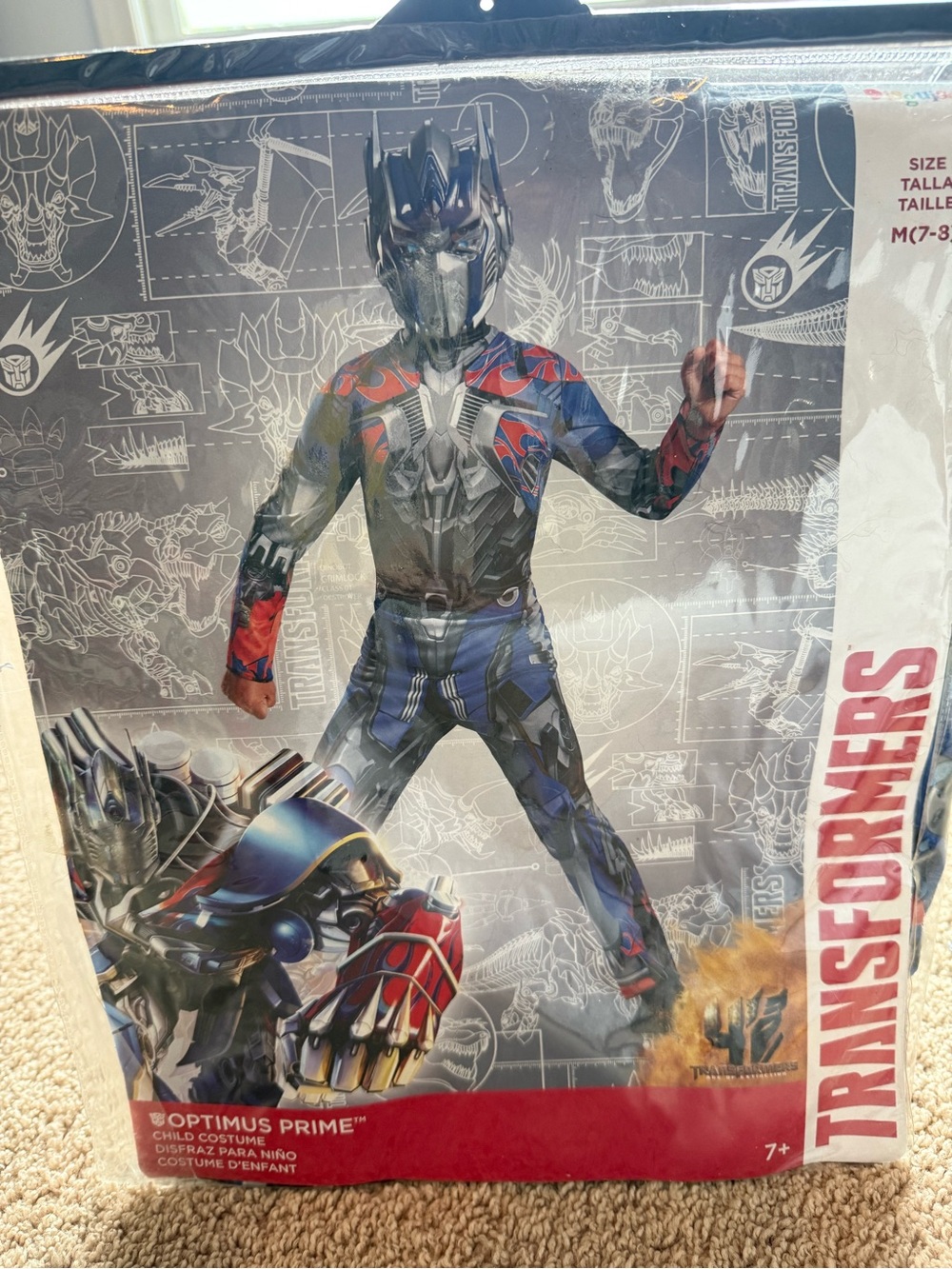 Disguise Optimus Prime Costume - Blue & Red